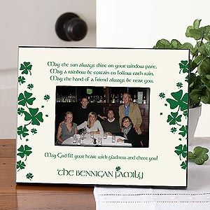 Irish Blessings Personalized Picture Frames