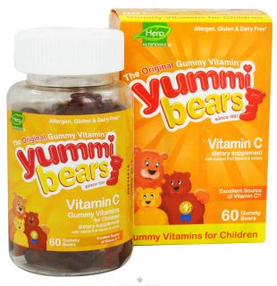 Hero Nutritional Products   Yummi Bears Childrens Vitamin C   60 Gummies