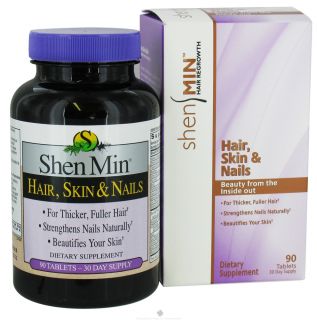 Shen Min   Hair, Skin & Nail Formula For Women   90 Tablets