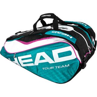 HEAD Tour Team Monstercombi Bag Teal/White/Pink HEAD Tennis Bags