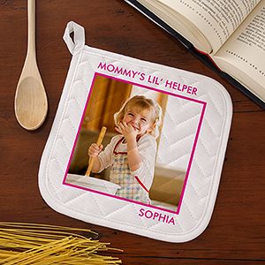 Personalized Photo Potholders for Kids   Picture Perfect