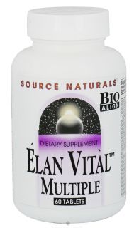 Source Naturals   Elan Vital Multiple   60 Tablets