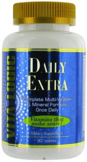 Vita Logic   Daily Extra Complete Multi Vitamin & Mineral Formula Once Daily   90 Tablets