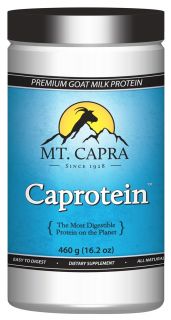 Mt. Capra Products   Caprotein Premium Goat Milk Protein Vanilla Flavor   1 lb.