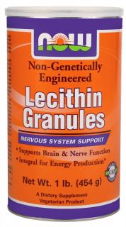 NOW Foods   Lecithin Granules Non GMO   1 lb.