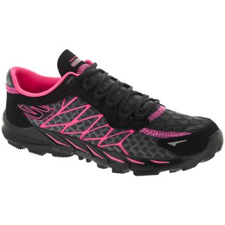 Skechers GObionic Trail Skechers Womens Running Shoes Black/Hot Pink