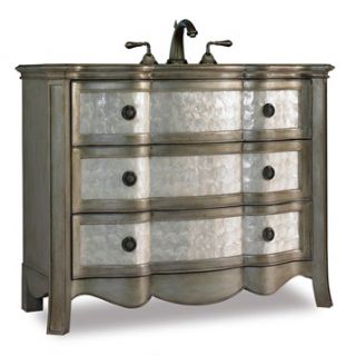 Cole & Co. 46 Designer Series Collection Marlowe Shell Chest   Antique Silver a