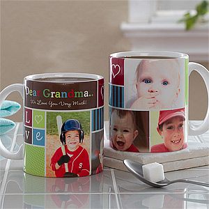 Personalized Picture Collage Coffee Mugs   Photo Fun