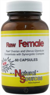 Natural Sources   Raw Female   60 Capsules