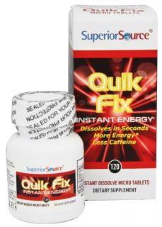 Superior Source   Quik Fix Instant Energy   120 Tablets