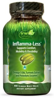 Irwin Naturals   Inflamma Less Optimum Comfort Mobility & Flexibility   80 Softgels