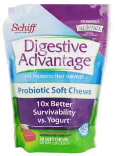 Schiff   Digestive Advantage Daily Probiotic   30 Soft Chews (formerly Sustenex)