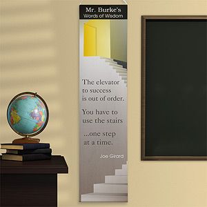 Personalized School Classroom Banners   Opportunity Knocks