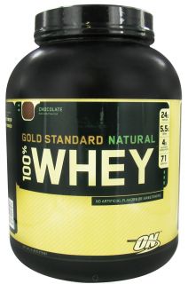 Optimum Nutrition   100% Whey Gold Standard Natural Protein Chocolate   5 lbs.
