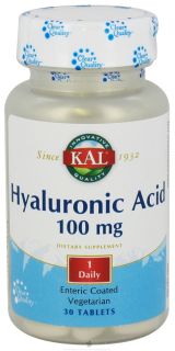 Kal   Hyaluronic Acid 100 mg.   30 Tablets
