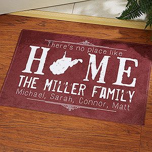 Personalized Family Doormats   State Of Love