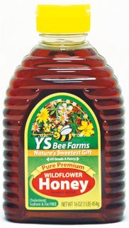 YS Organic Bee Farms   Pure Premium US Grade A Fancy Wildflower Honey   16 oz.