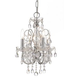 Imperial 4 Light Mini Chandeliers in Polished Chrome 3224 CH CL MWP