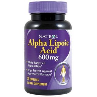 Natrol Alpha Lipoic Acid 600 mg  30 Capsules