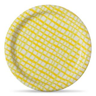 Oh Joy Paper Plates Green and Yellow Gingham 10ct