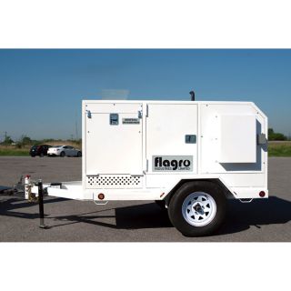 Flagro USA Self Contained Heater Trailer   390,000 BTU, Diesel, Model FVO 400TR
