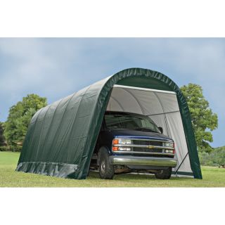 ShelterLogic 12 Ft.W Round Style Instant Garage   24ft.L x 12ft.W x 10ft.H, 1