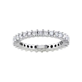 14K 1 CT. T.W. Shared Prong Eternity Band, White/Gold, Womens