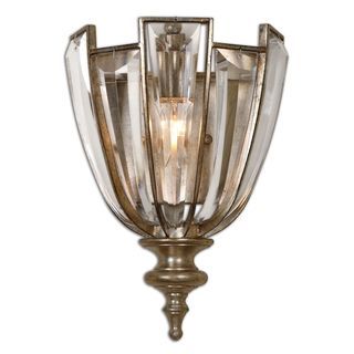 Vicentina 1 light Wall Sconce Metal Crystal Poly lighting Fixture