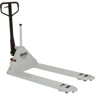 Roughneck Pallet Truck with Shrink Wrap Holder   8,000 Lb. Capacity