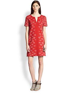 Marc by Marc Jacobs Cassie Printed Jersey Dress   Pompeii Red