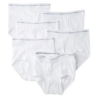 Boys Hanes White 6 pack Brief Underwear L(12 14)