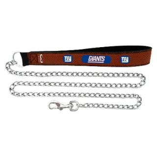 New York Giants Football Leather 3.5mm Chain Leash   L