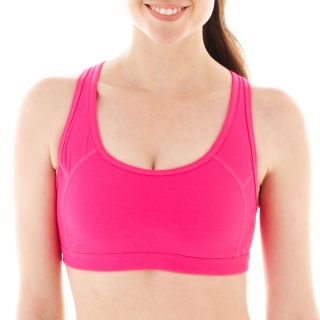 Xersion Medium Support Removable Cup Sports Bra, Purple