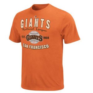 San Francisco Giants Majestic MLB Coop The Barney T Shirt