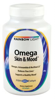 Rainbow Light   Omega Skin & Mood   60 Softgels