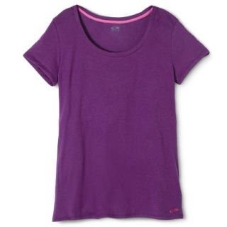 C9 by Champion Womens Scoop Neck Power Workout Tee   Pink XS