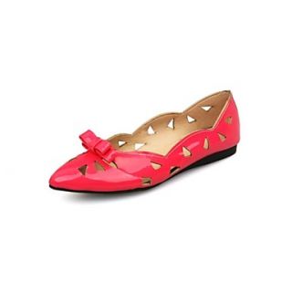 Leatherette Womens Flat Heel Pointed Toe Sandals With Bowknot Shoes(More Colors)