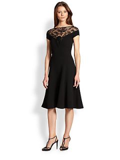 Ralph Lauren Collection Silk Erica Dress   Black