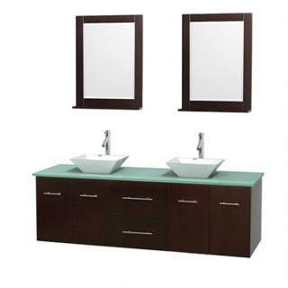 Centra 72 Double Bathroom Vanity Set for Vessel Sinks by Wyndham Collection   E