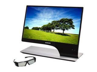 SAMSUNG S23A950D Black 23" 2ms Full HD LED BackLight LCD 120Hz 3D Monitor w/ 3D glasses 250 cd/m2 DCR 1,000,000:1 (1,000:1)