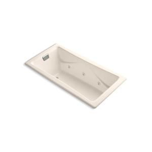 KOHLER Tea For Two 6 ft. Whirlpool Tub in Innocent Blush DISCONTINUED K 865 H2 55