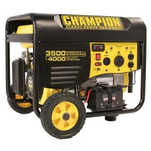 Champion Power Equipment 3,500/4000 Watt Remote Electric Start Gasoline Powered RV Ready Portable Generator with CARB 46539