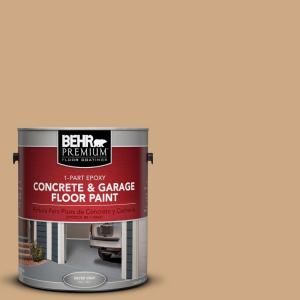 BEHR Premium 1 Gal. #PFC 22 Cold Lager 1 Part Epoxy Concrete and Garage Floor Paint 90001