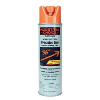 Rust Oleum Industrial Choice 17 oz. Apwa Orange Inverted Marking Spray Paint (12 Pack) 201516