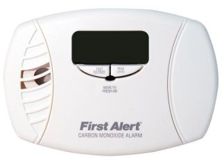 First Alert Carbon Monoxide Plug In Alarm with Battery Backup & Digital Display