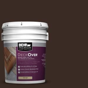 BEHR Premium DeckOver 5 gal. #SC 103 Coffee Wood and Concrete Paint 500005