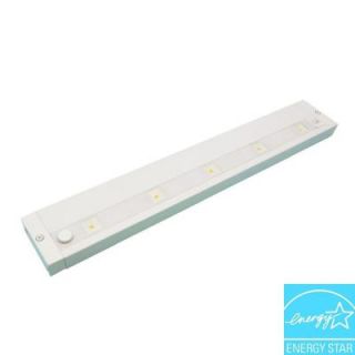 Juno 18 in. LED White Dimmable, Linkable Under Cabinet Light ULL18 WH