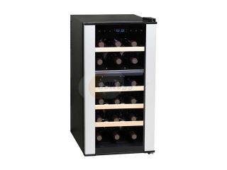 Haier HVTS18DBVS 18 Bottle Dual Zone Wine Cellar With Virtual Steel