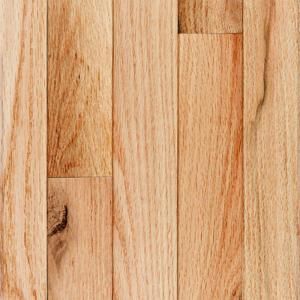 Millstead Red Oak Natural 3/4 in. Thick x 3 1/4 in. Width x Random Length Solid Hardwood Flooring (20 sq. ft. / case) PF7108