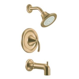 MOEN Icon Posi Temp 1 Handle 1 Spray Tub and Shower Trim Kit in Brushed Bronze (Valve not included) TS2143EPBB
